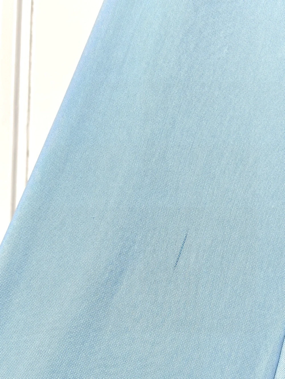 LULUS Powder Blue Mesh Ruched Cutout Mockneck Y2K Scandi Girl Bodycon Dress L - Picture 7 of 8